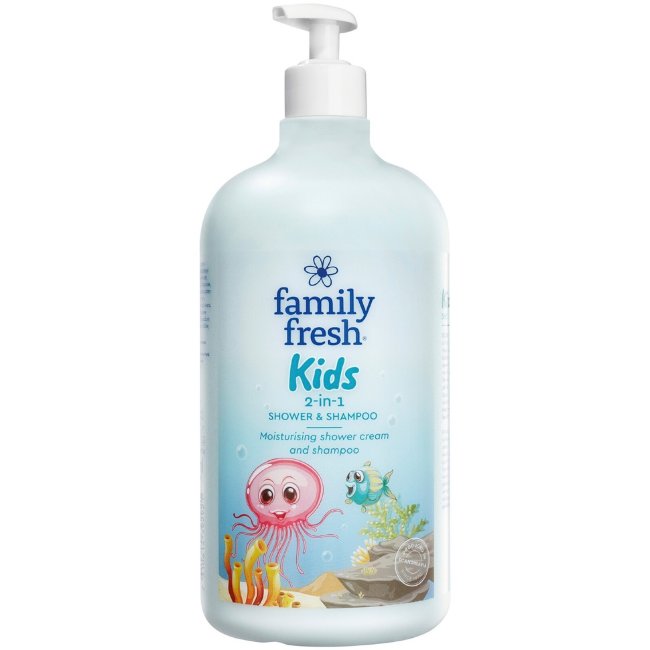 Гель для душа и шампунь 2 в 1 Family Fresh Kids 1000 мл