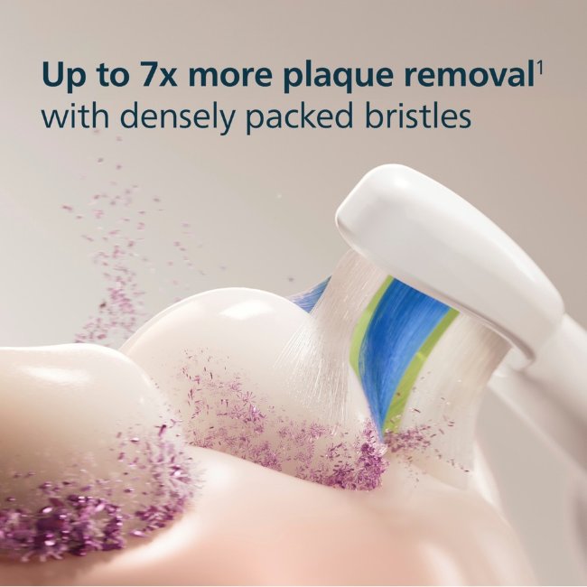 Зубные щетки-насадки Philips Sonicare W2 Optimal White, 3 шт/упак, HX6063/87