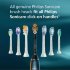 Зубные щетки-насадки Philips Sonicare W2 Optimal White, 3 шт/упак, HX6063/87