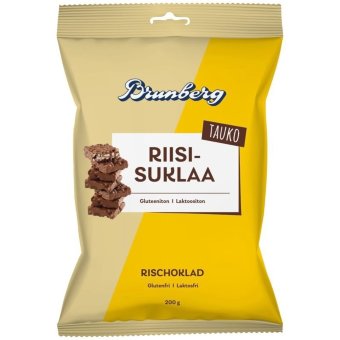 Рисовый шоколад Brunberg Tauko 200 гр
