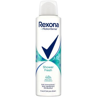 Антиперспирант аэрозоль Rexona (свежесть душа) 150 мл