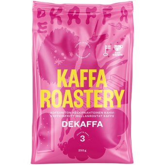Фильтрованный молотый кофе без кофеина Kaffa Roastery Dekaffa 250 гр