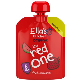 Пюре Ellas Kitchen  красные фрукты, с 6 мес. 90 гр Пюре Ellas Kitchen  красные фрукты, с 6 мес. 90 гр