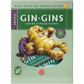 Жевательные конфеты с имбирем Gin Gins Original 42 гр, Ginger People