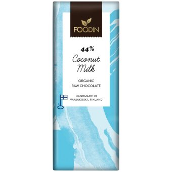 Органический сырой шоколад Foodin 44% кокосовое молоко 40 гр
