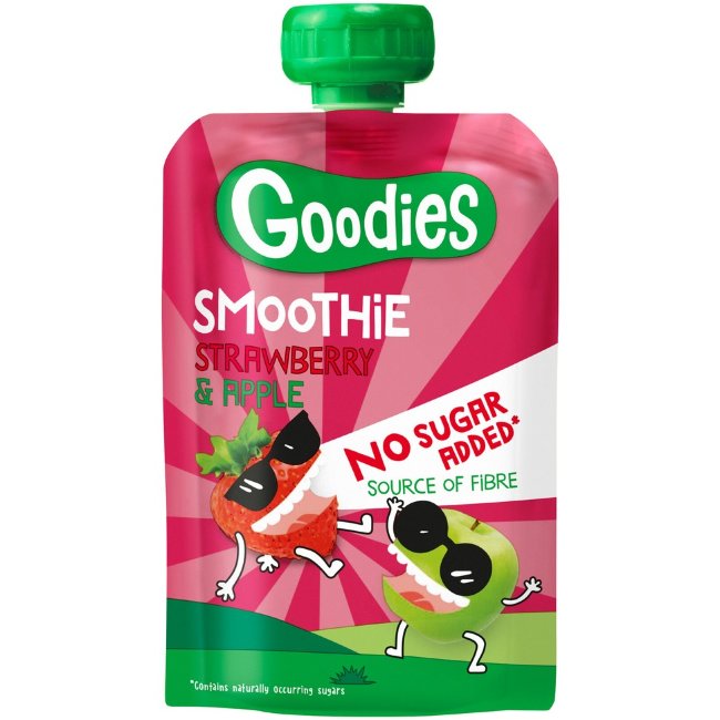Смузи Goodies клубнично-яблочный 100 гр