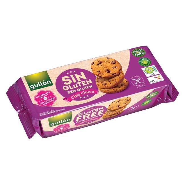 Шоколадное печенье Gullón Chip choco 130 гр без глютена