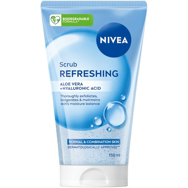 Скраб для лица NIVEA 150 мл освежающий