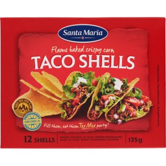 Тако-ракушки Santa Maria Taco Shells 12 шт 135 гр