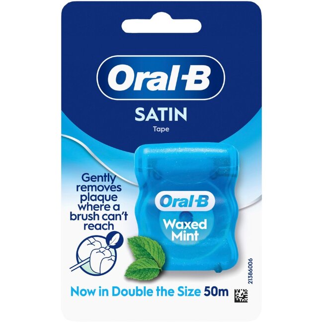 Зубная нить Oral-B Satin Floss 50 м