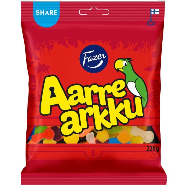 Жевательные конфеты Fazer Aarrearkku 220 гр