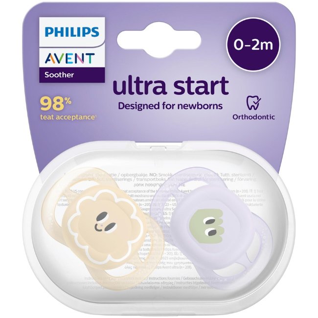 Соска Philips Avent Ultra Air Start 0-2 мес, 2 шт