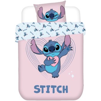 Детское комплект постельного белья Lilo&Stitch 150x210+50x60 см
