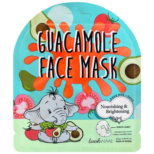 Тканевая маска Look At Me Guacamole Tencel