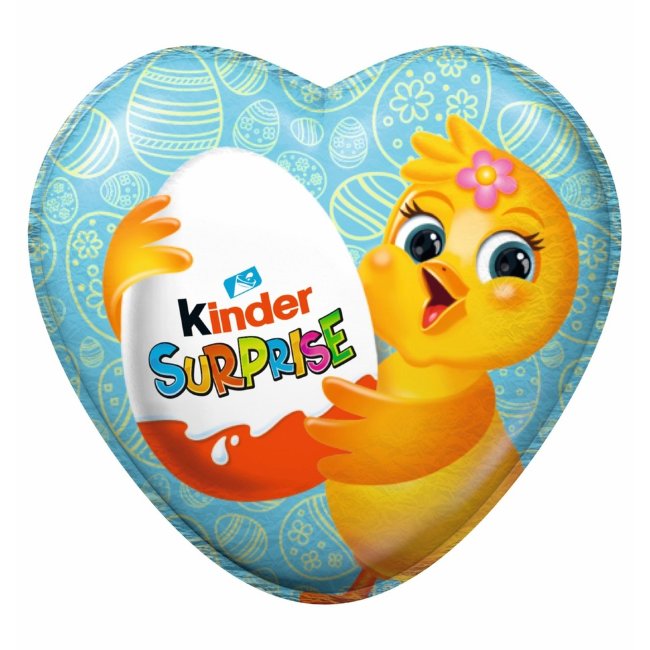 Шоколадное сердечко с цыплёнком Kinder 53 гр