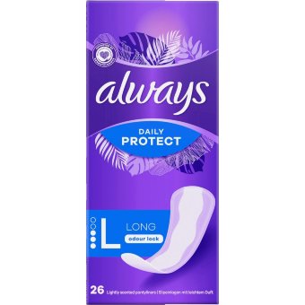 Прокладки ежедневные Always 2,5 Large Extra Protect 26 шт