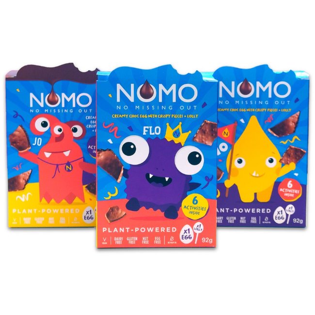 Шоколадное яйцо и леденец Nomo Little Monsters 92 гр