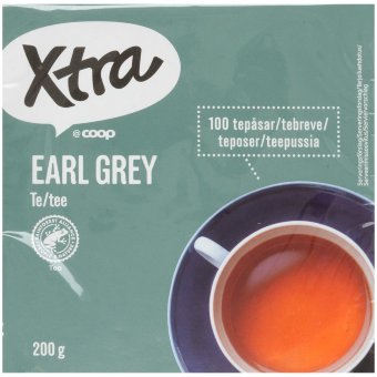Чай Xtra Earl Grey 100 пакетиков 200 гр