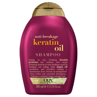 Питательный шампунь с кератином OGX Anti-Breakage Keratin Oil 385 мл