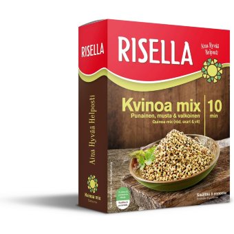 Киноа микс Risella красная, черная и белая 500 гр