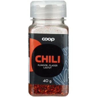 Хлопья чили Coop 40 гр