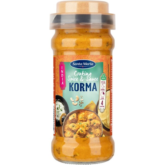 Соус и специи для приготовления Korma Santa Maria 360 гр Соус и специи для приготовления Korma Santa Maria 360 гр