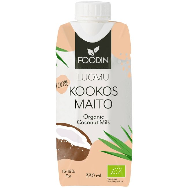 Кокосовое молоко Foodin органическое 330 мл