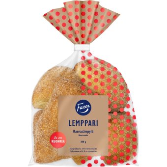 Овсяно-пшеничные булочки Fazer (уп 6 шт) 300 гр