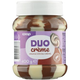 Шоколадно-молочная паста Coop 400 гр