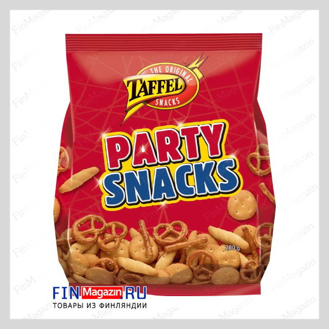 Крекеры с морской солью Taffel Party 200 гр Крекеры с морской солью Taffel Party 200 гр