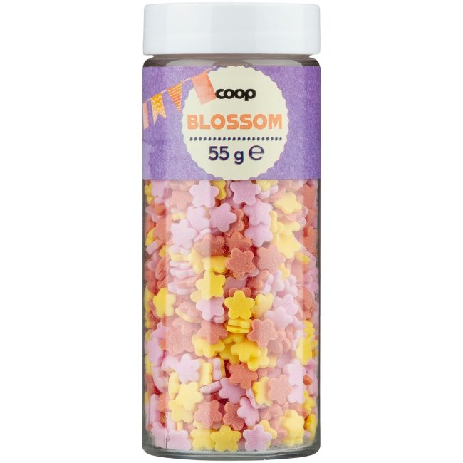 Декоративная посыпка в виде цветков Coop 55 гр