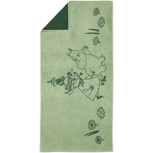 Махровое полотенце для ванны Moomin Arabia 70x140 Сердечные друзья