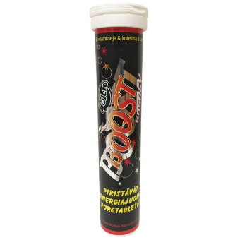 Шипучие таблетки для спорта Bolero BOOST energy 20 шт