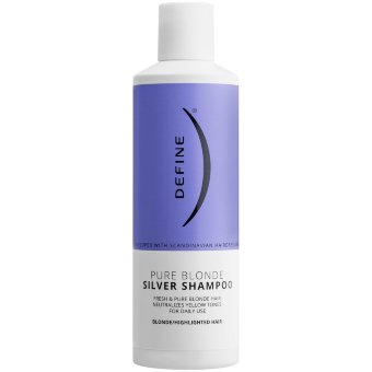 Шампунь против жёлтого оттенка волос Define Pure Blonde Silver 250 мл