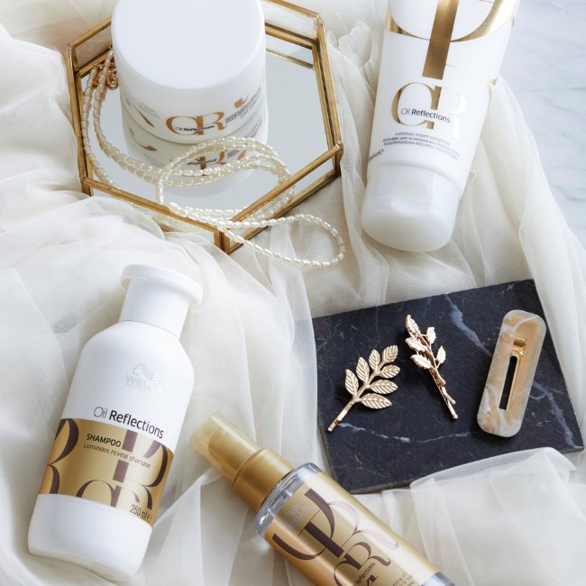 Шампунь глубокое очищение и увлажнение Wella Professionals Oil Reflections 250 мл