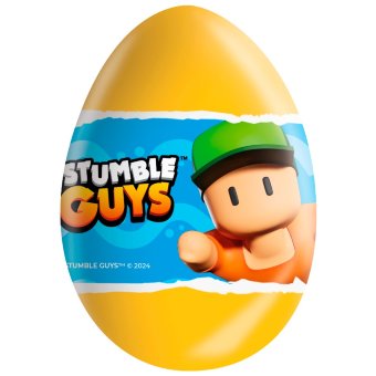 Шоколадное яйцо с сюрпризом Zaini Stumble Guys 20 гр Шоколадное яйцо с сюрпризом Zaini Stumble Guys 20 гр