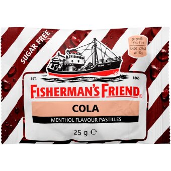 Леденцы Fisherman's Friend 25 гр без сахара со вкусом колы ограниченного выпуска