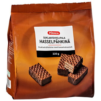 Вафли Pirkka (лесной орех) 220 гр Вафли Pirkka (лесной орех) 220 гр