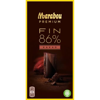 Шоколад Marabou Premium Dark 86% 100 гр Шоколад Marabou Premium Dark 86% 100 гр