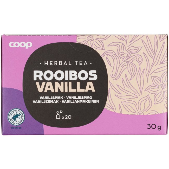 Чай ройбуш с ванилью Coop 30 гр (уп 20 шт)
