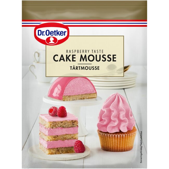 Мусс для торта с малиновым вкусом Dr. Oetker 90 гр Мусс для торта с малиновым вкусом Dr. Oetker 90 гр