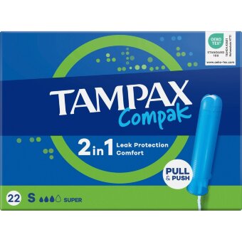 Тампоны Tampax Compak Super 22 шт