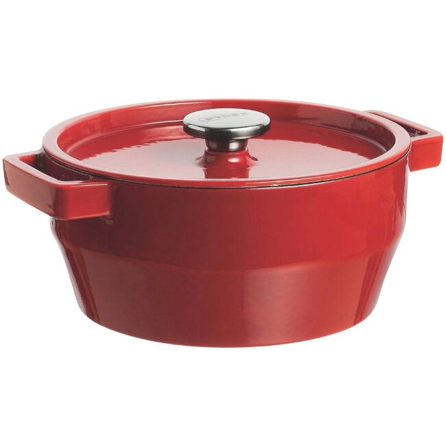 Чугунная кастрюля Pyrex 4,0 л красная Чугунная кастрюля Pyrex 4,0 л красная