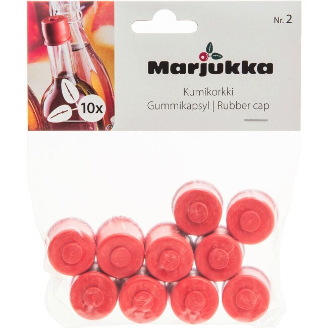 Резиновая пробка Marjukka Kumitulppa № 2 10 шт Резиновая пробка Marjukka Kumitulppa № 2 10 шт