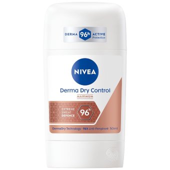 Максимальный дезодорант-антиперспирант в стике NIVEA Derma Dry Control 50 мл Максимальный дезодорант-антиперспирант в стике NIVEA Derma Dry Control 50 мл
