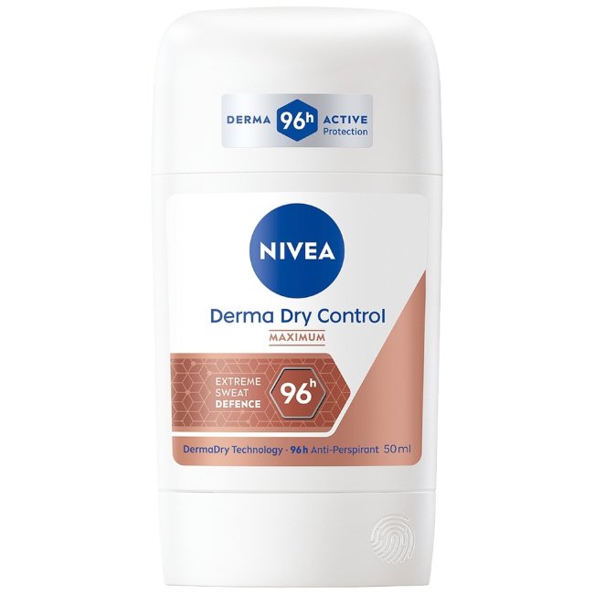 Максимальный дезодорант-антиперспирант в стике NIVEA Derma Dry Control 50 мл