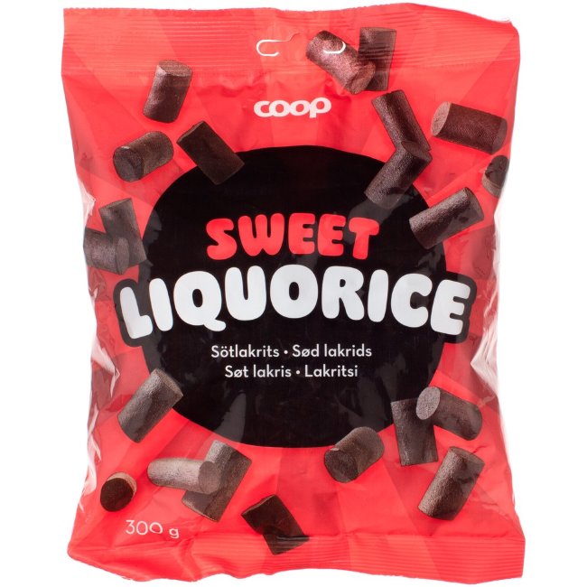 Лакричные конфеты Coop 300 гр