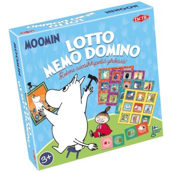 Настольная игра Tactic Mumin 3 в 1: лото, мемо, домино