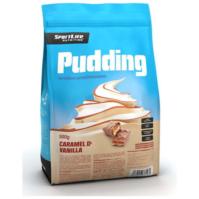 Протеиновый пудинг Pudding карамель-ваниль SportLife 500 г