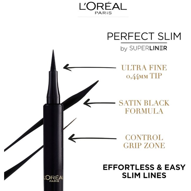 Подводка для глаз L'Oréal Paris Super Liner Perfect Slim 01 Intense Black Подводка для глаз L'Oréal Paris Super Liner Perfect Slim 01 Intense Black
